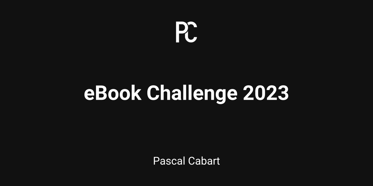 eBook-Challenge 2023: Woche 1 & 2